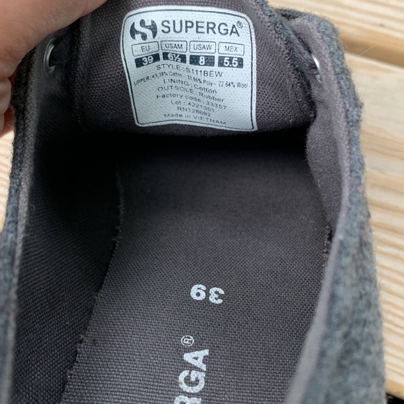 Gray superga sneakers excellent condition - Picture 4 of 5